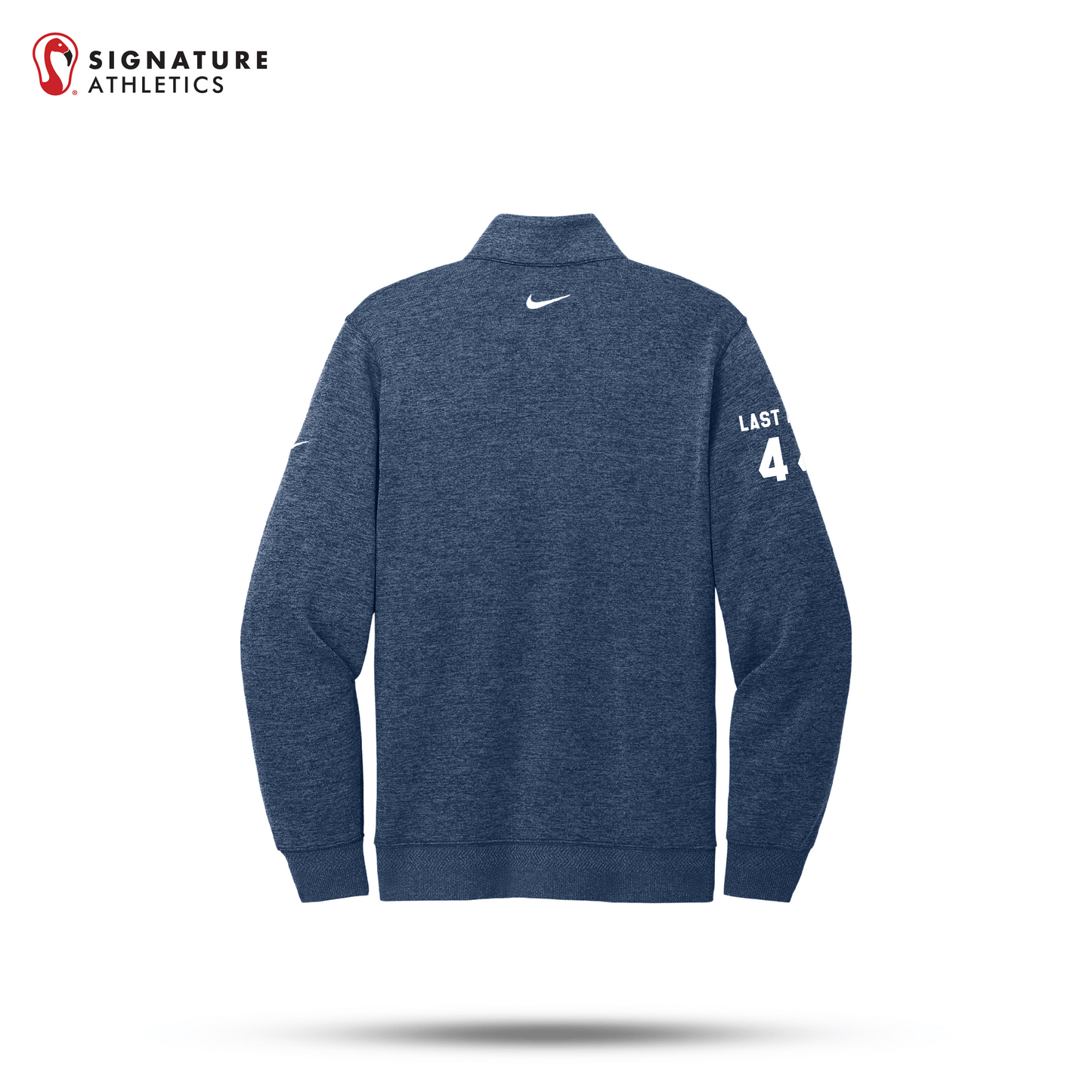 Shrewsbury Basketball Men's Nike Dri FIT Corporate Q Zip Number and Name Signature Lacrosse