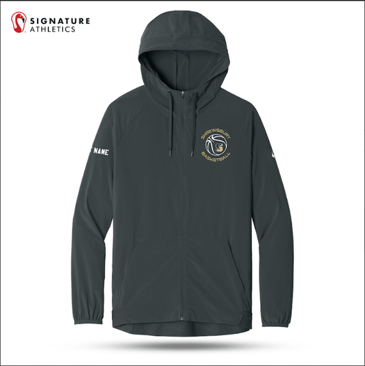 Shrewsbury Basketball Men's Nike Pro Hooded Jacket Name Signature Lacrosse