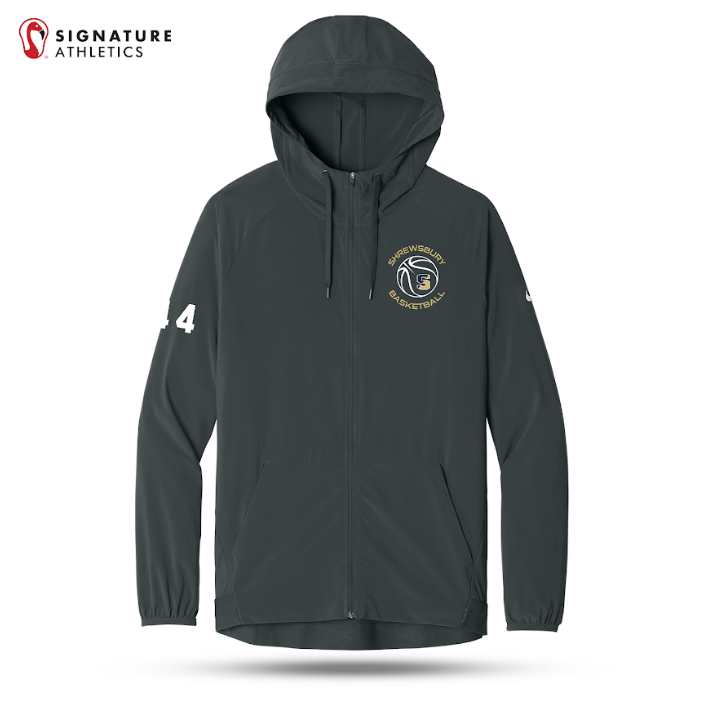 Shrewsbury Basketball Men's Nike Pro Hooded Jacket Number Signature Lacrosse