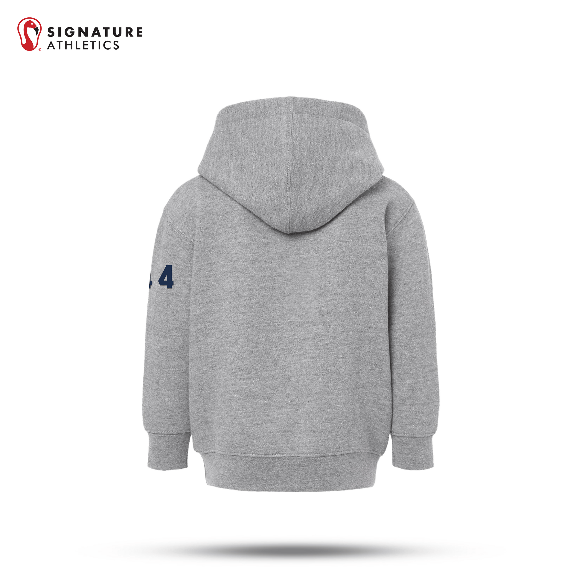 Shrewsbury Basketball Men's Rabbit Skins Toddler Heather Fleece Hoodie Number Signature Lacrosse