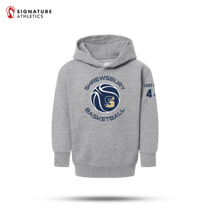 Shrewsbury Basketball Men's Rabbit Skins Toddler Heather Pullover Fleece Hoodie Number & Name Signature Lacrosse