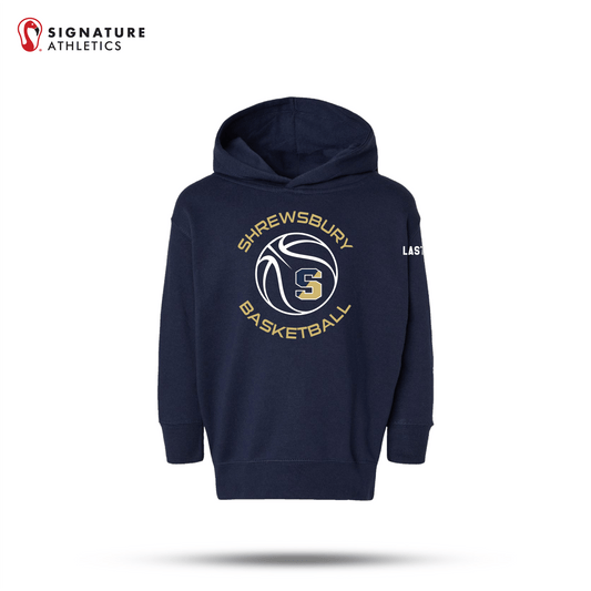Shrewsbury Basketball Men's Rabbit Skins Toddler Navy Pullover Fleece Hoodie Name Signature Lacrosse