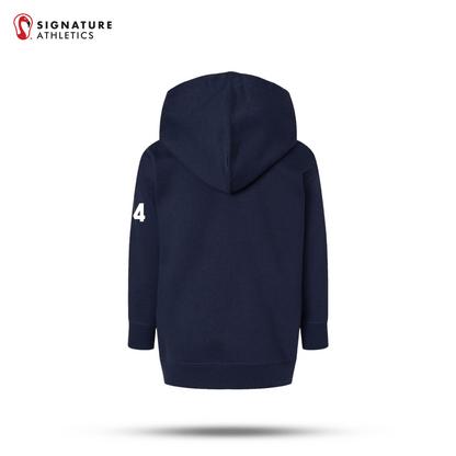 Shrewsbury Basketball Men's Rabbit Skins Toddler Navy Pullover Fleece Hoodie Number Signature Lacrosse