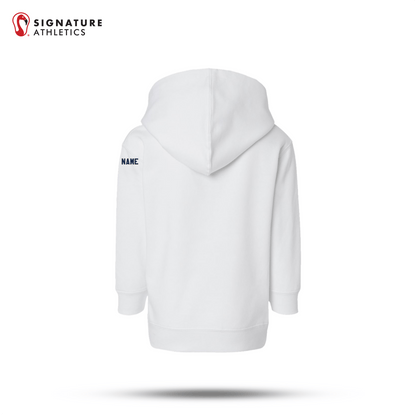 Shrewsbury Basketball Men's Rabbit Skins Toddler White Pullover Fleece Hoodie Name Signature Lacrosse