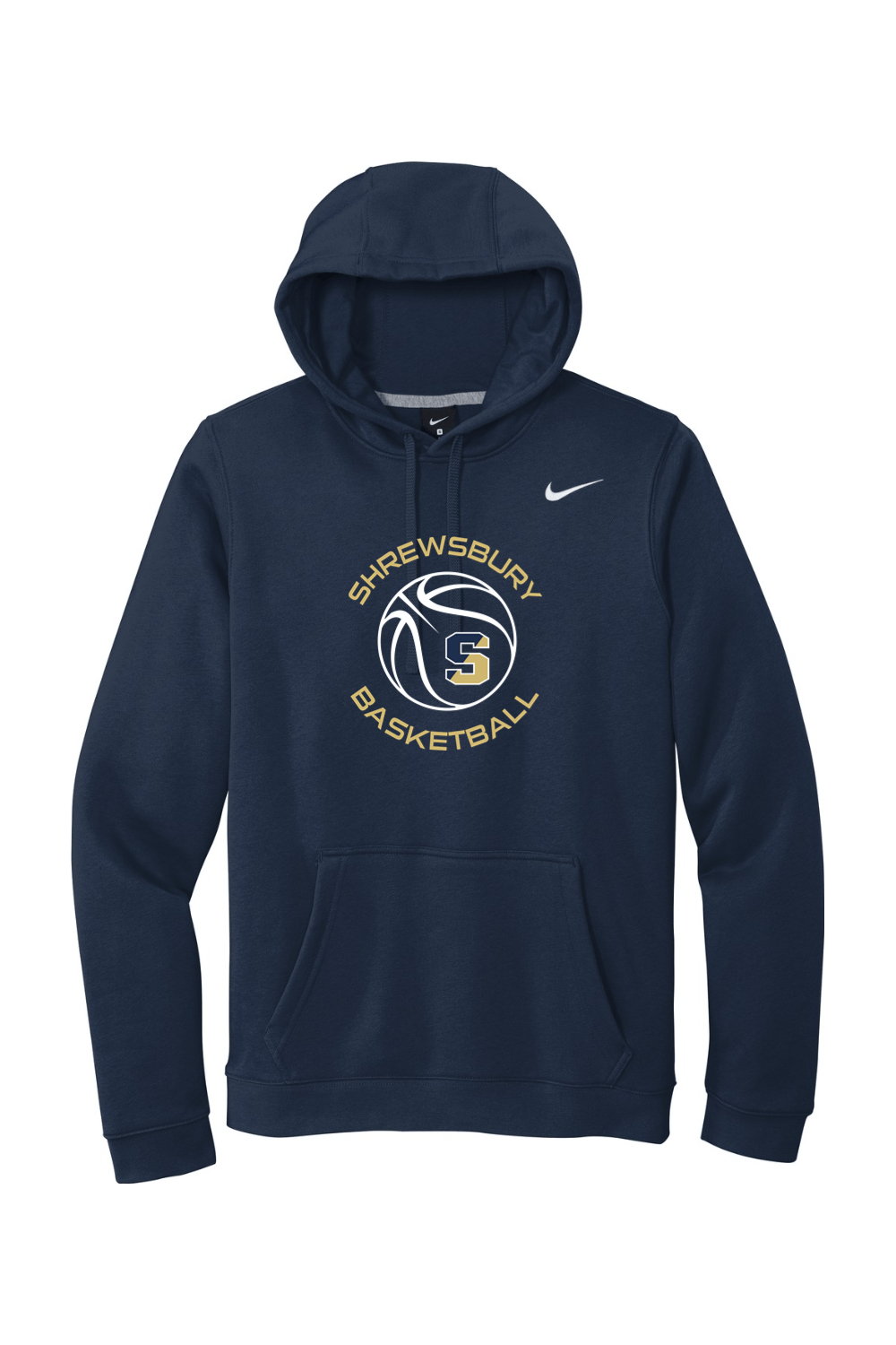 Shrewsbury Basketball Nike Club Fleece Pullover Hoodie Signature Lacrosse