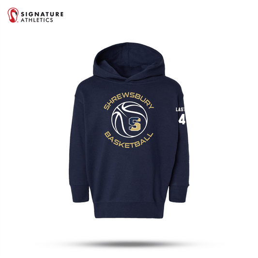 Shrewsbury Basketball Rabbit Skins Toddler Pullover Fleece Hoodie (Name & Number): Shrewsbury Basketball Signature Lacrosse