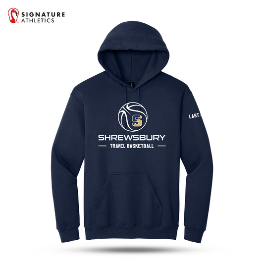 Shrewsbury Basketball Travel Hooded Sweatshirt (Name): Shrewsbury Basketball Signature Lacrosse