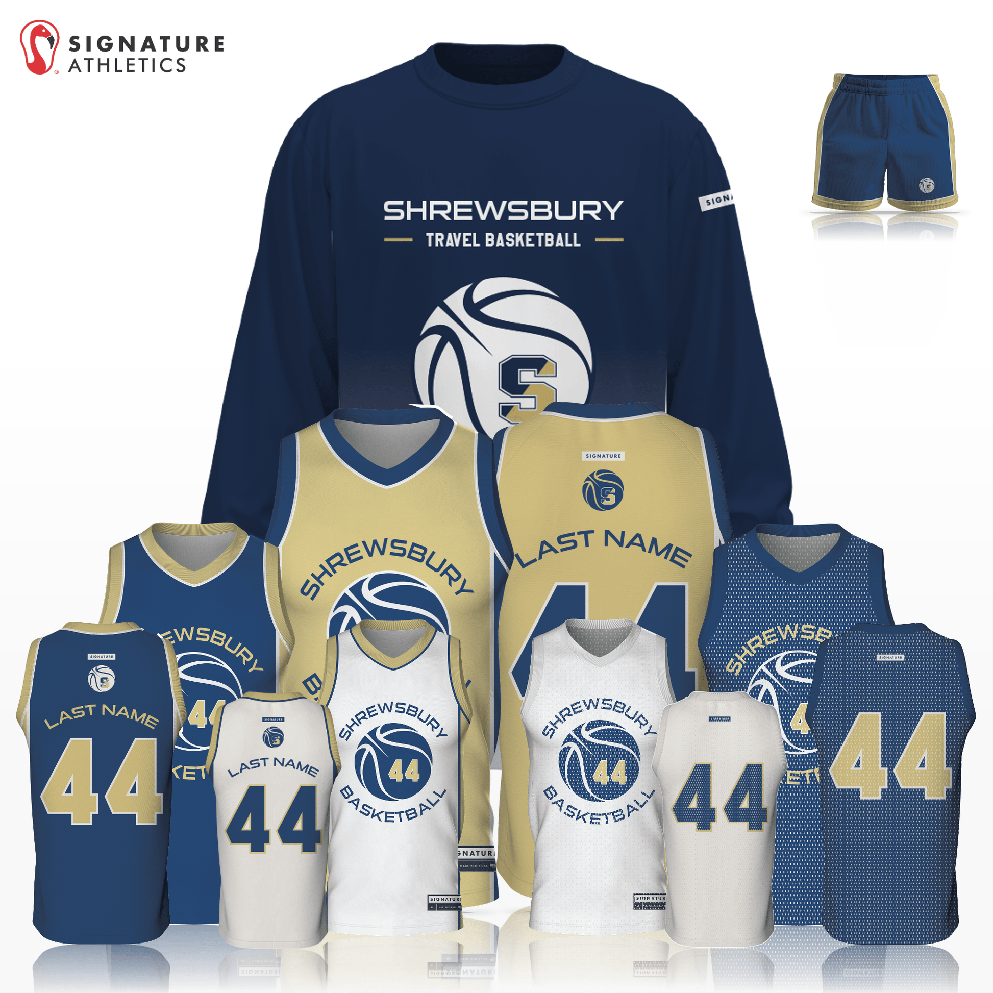 Shrewsbury Basketball Women's 5 Piece Player Package Signature Lacrosse