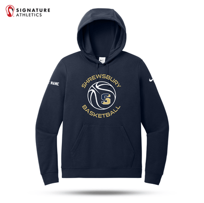Shrewsbury Basketball Women's Nike Club Fleece Sleeve Swoosh Pullover Hoodie Name Signature Lacrosse