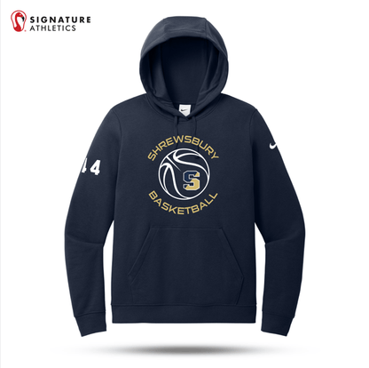 Shrewsbury Basketball Women's Nike Club Fleece Sleeve Swoosh Pullover Hoodie Number Signature Lacrosse