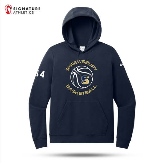 Shrewsbury Basketball Women's Nike Club Fleece Sleeve Swoosh Pullover Hoodie Number Signature Lacrosse