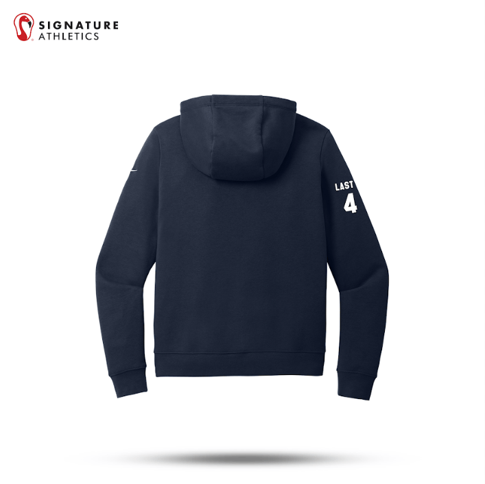 Shrewsbury Basketball Women's Nike Club Fleece Sleeve Swoosh Pullover Hoodie Number and Name Signature Lacrosse