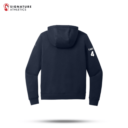 Shrewsbury Basketball Women's Nike Club Fleece Sleeve Swoosh Pullover Hoodie Number and Name Signature Lacrosse