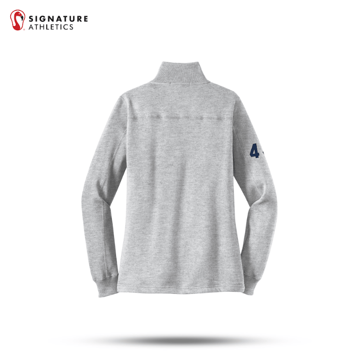 Shrewsbury Basketball Women's Sport-Tek Q Zip Athletic Heather Sweatshirt Number Signature Lacrosse