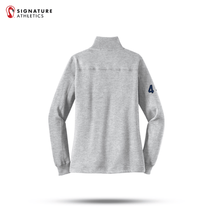 Shrewsbury Basketball Women's Sport-Tek Q Zip Athletic Heather Sweatshirt Number Signature Lacrosse