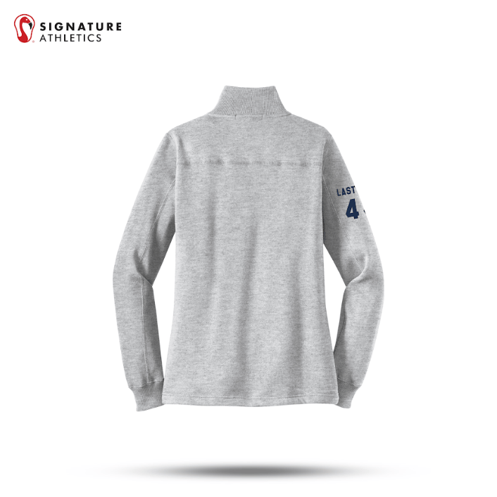 Shrewsbury Basketball Women's Sport-Tek Q Zip Athletic Heather Sweatshirt Number and Name Signature Lacrosse