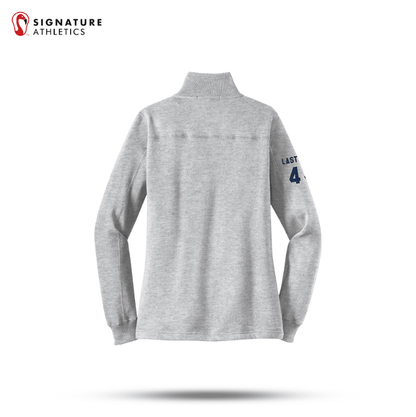 Shrewsbury Basketball Women's Sport-Tek Q Zip Athletic Heather Sweatshirt Number and Name Signature Lacrosse