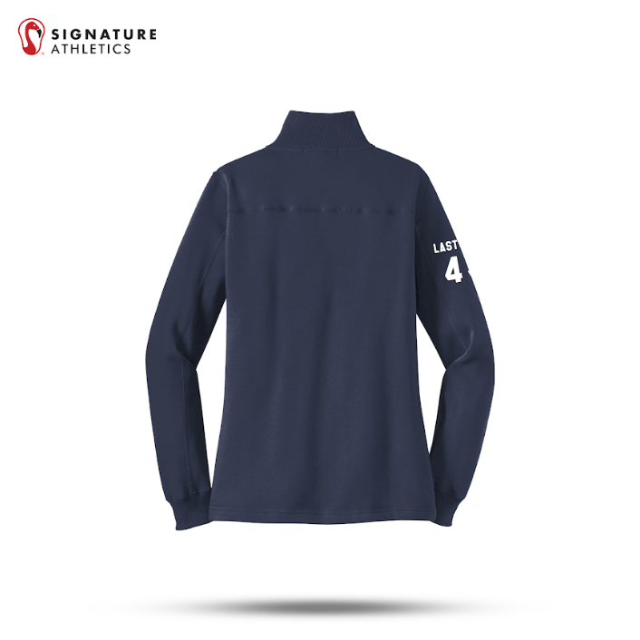Shrewsbury Basketball Women's Sport-Tek Q Zip True Navy Sweatshirt Number and Name Signature Lacrosse