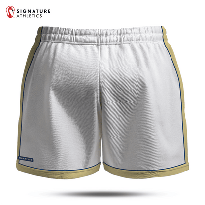 Shrewsbury Basketball Women's White Game Shorts Signature Lacrosse