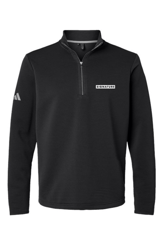 Signature Athletics Adidas Spacer Quarter-Zip Pullover Signature Lacrosse