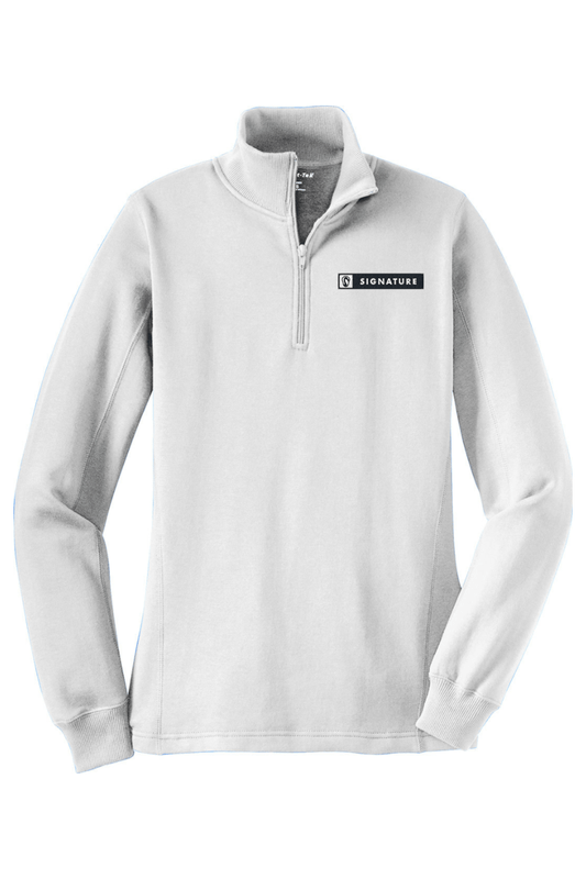 Signature Athletics Adult Women's Embroidered Quarter-Zip Pullover Signature Lacrosse