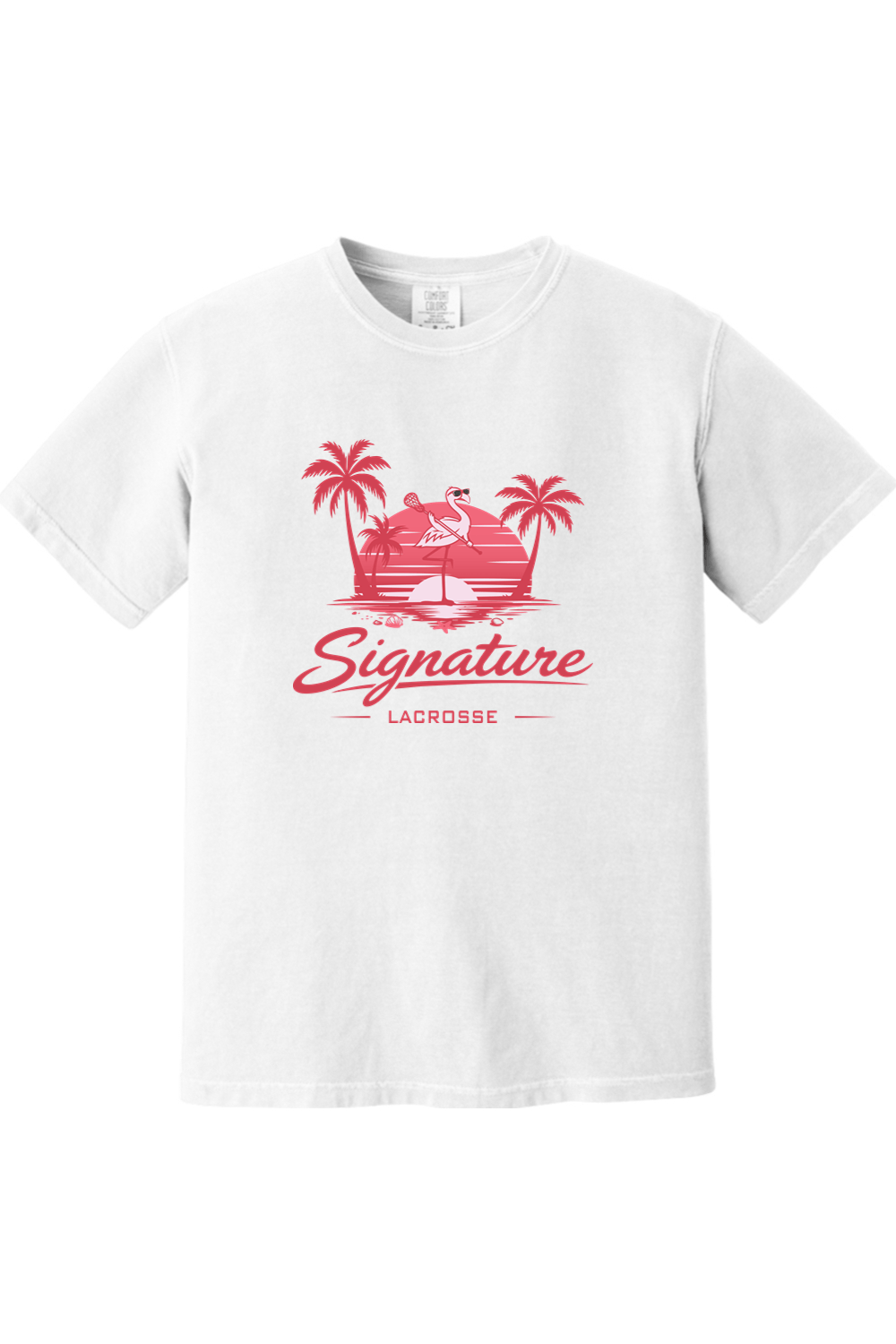 Signature Athletics Comfort Colors Ringspun Short Sleeve Shirt Signature Lacrosse