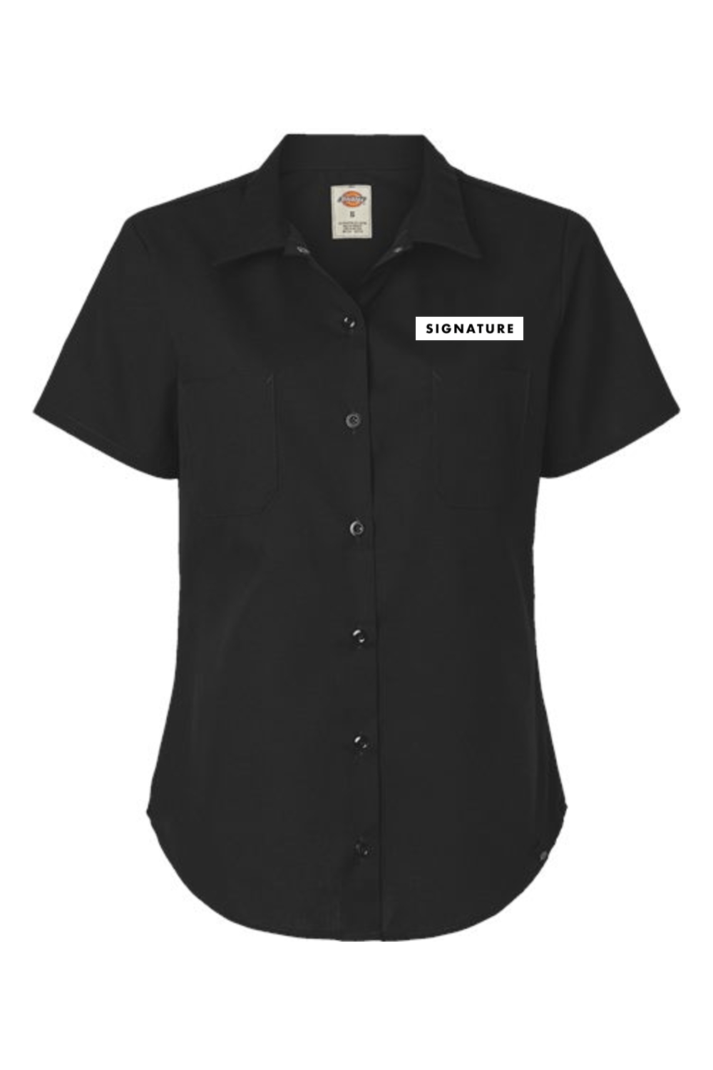Signature HQ Dickies Women's Industrial Short Sleeve Work Shirt Signature Lacrosse