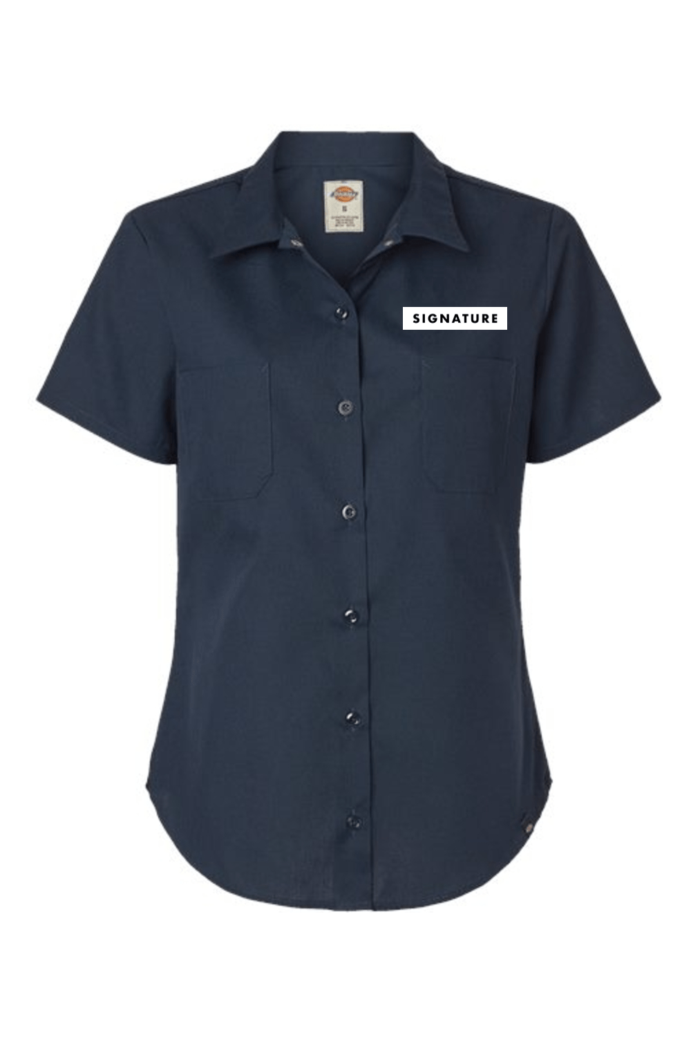 Signature HQ Dickies Women's Industrial Short Sleeve Work Shirt Signature Lacrosse