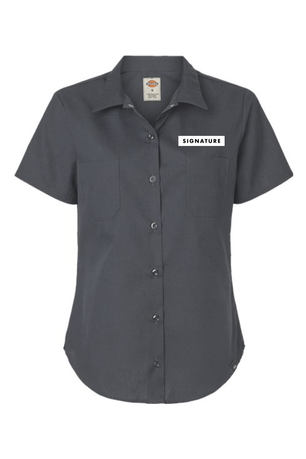 Signature HQ Dickies Women's Industrial Short Sleeve Work Shirt Signature Lacrosse
