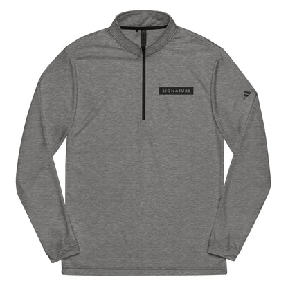 Signature HQ Men's Embroidered Adidas Quarter-Zip Pullover Signature Lacrosse