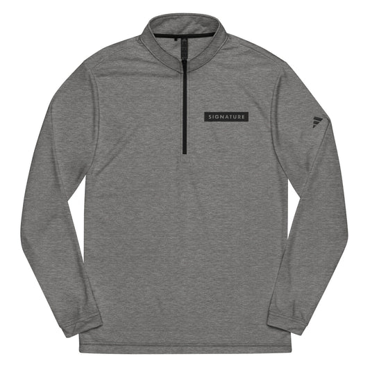 Signature HQ Men's Embroidered Adidas Quarter-Zip Pullover Signature Lacrosse
