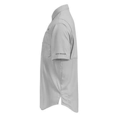 Signature HQ Men’s Embroidered Columbia Short Sleeve Button Shirt Signature Lacrosse