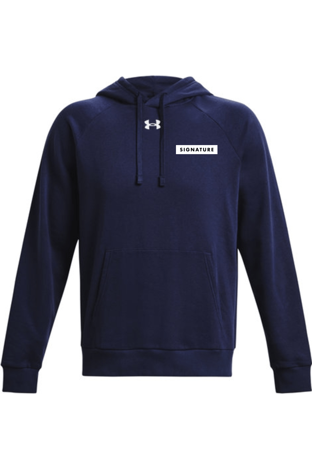 Signature HQ Under Armour Men's Rival Fleece Hooded Sweatshirt Signature Lacrosse