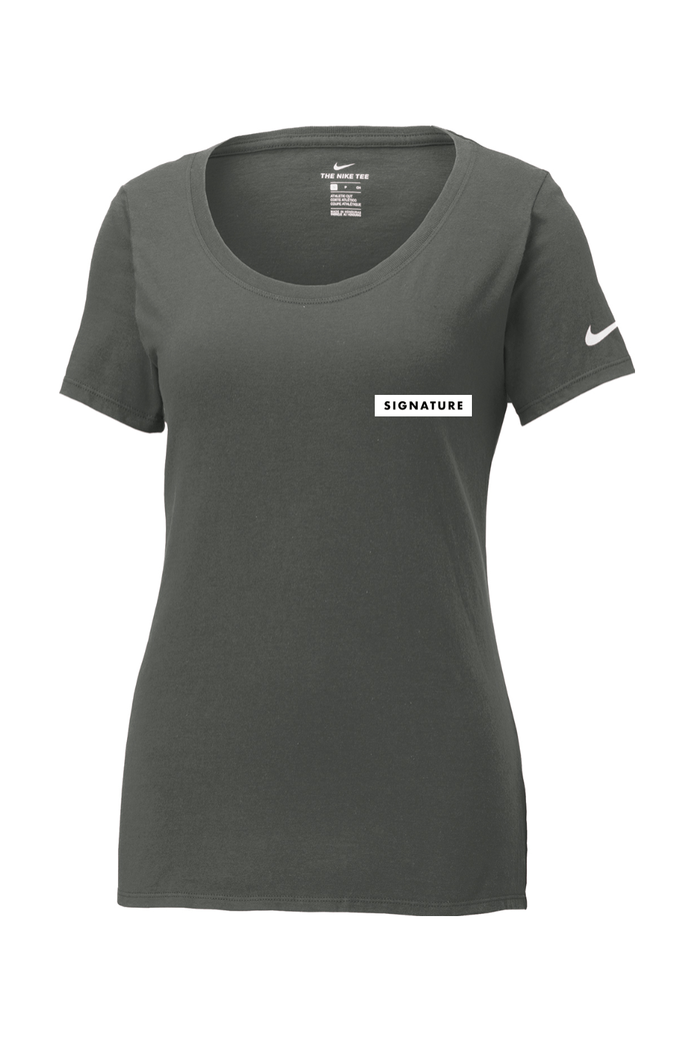 Signature HQ Women's Nike Core Cotton Scoop Neck Tee Signature Lacrosse