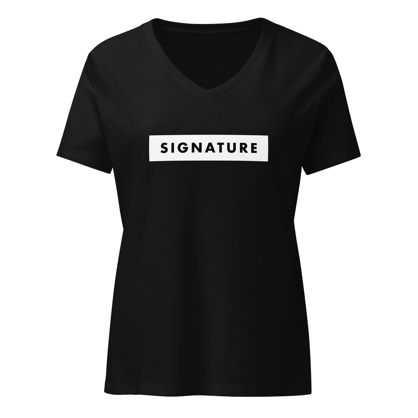 Signature HQ Women's Relaxed V-Neck T-Shirt Signature Lacrosse