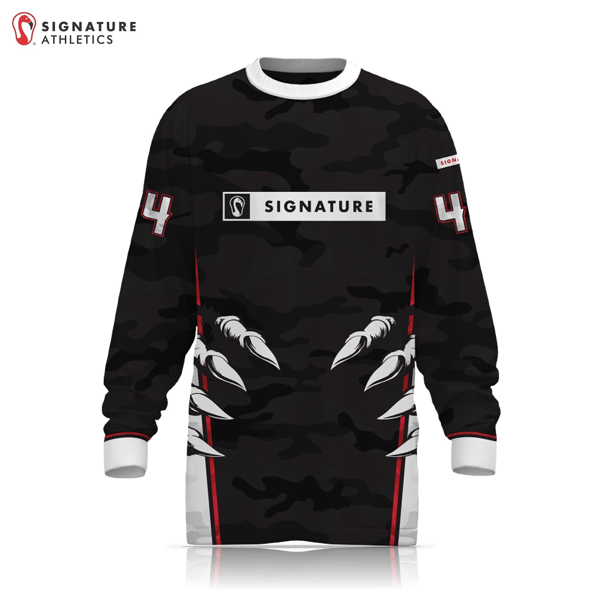 Signature Men's Long Sleeve Shooter Shirt: Signature Players Signature Lacrosse