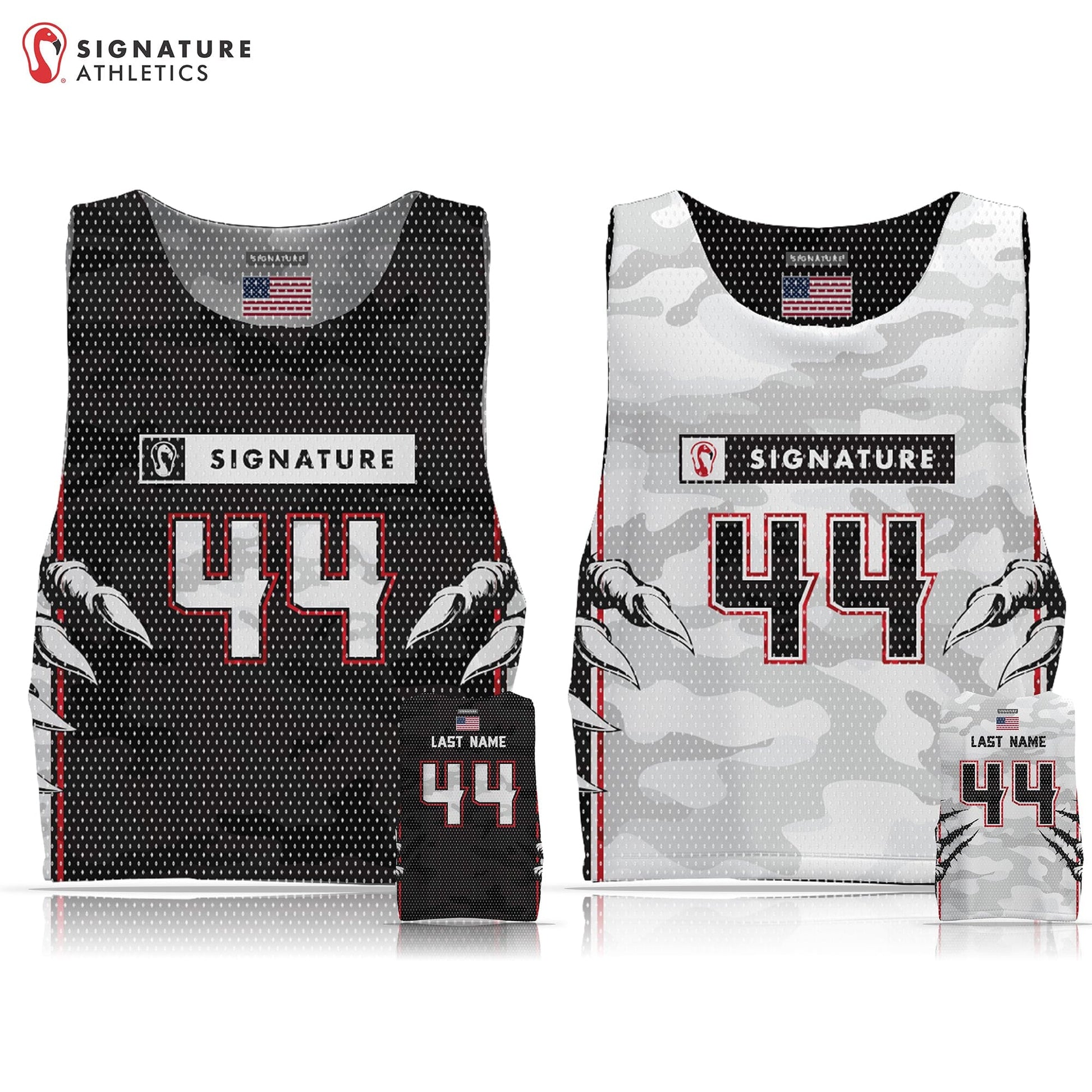 Signature Men's Reversible Practice Pinnie: Signature Players Signature Lacrosse