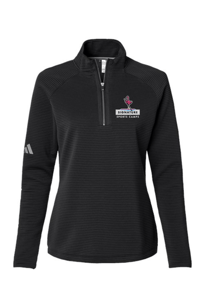 Signature Sports Camp Adidas Women's Spacer Quarter-Zip Pullover Signature Lacrosse
