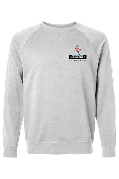 Signature Sports Camps Adult Heavyweight Raglan Long Sleeve Signature Lacrosse