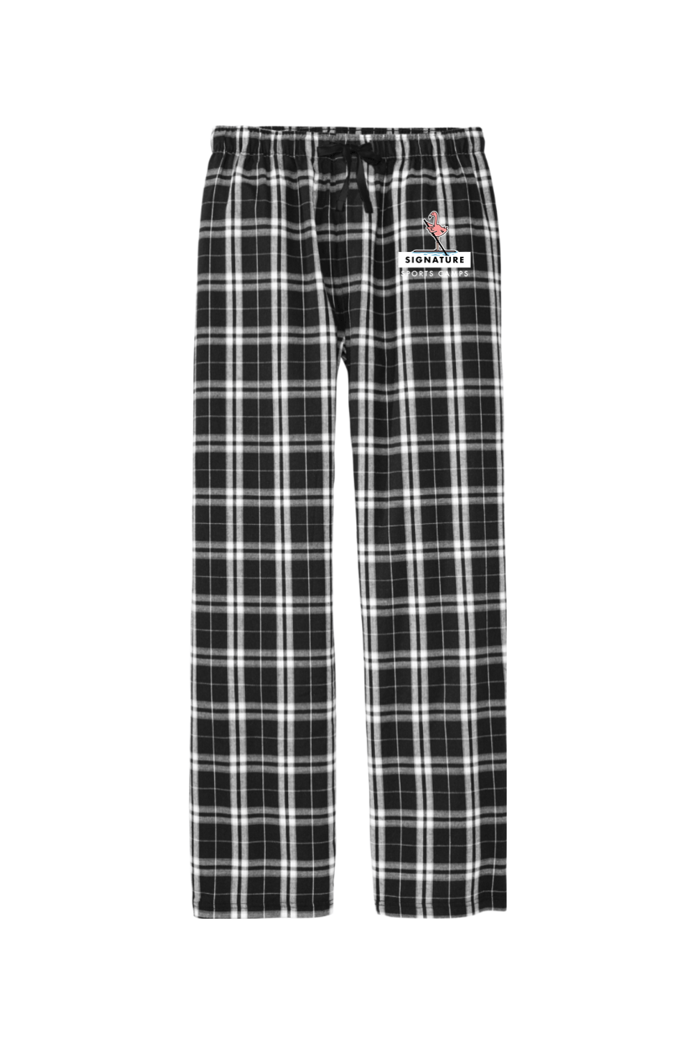 Signature Sports Camps Adult Men's Flannel Plaid Pants Signature Lacrosse