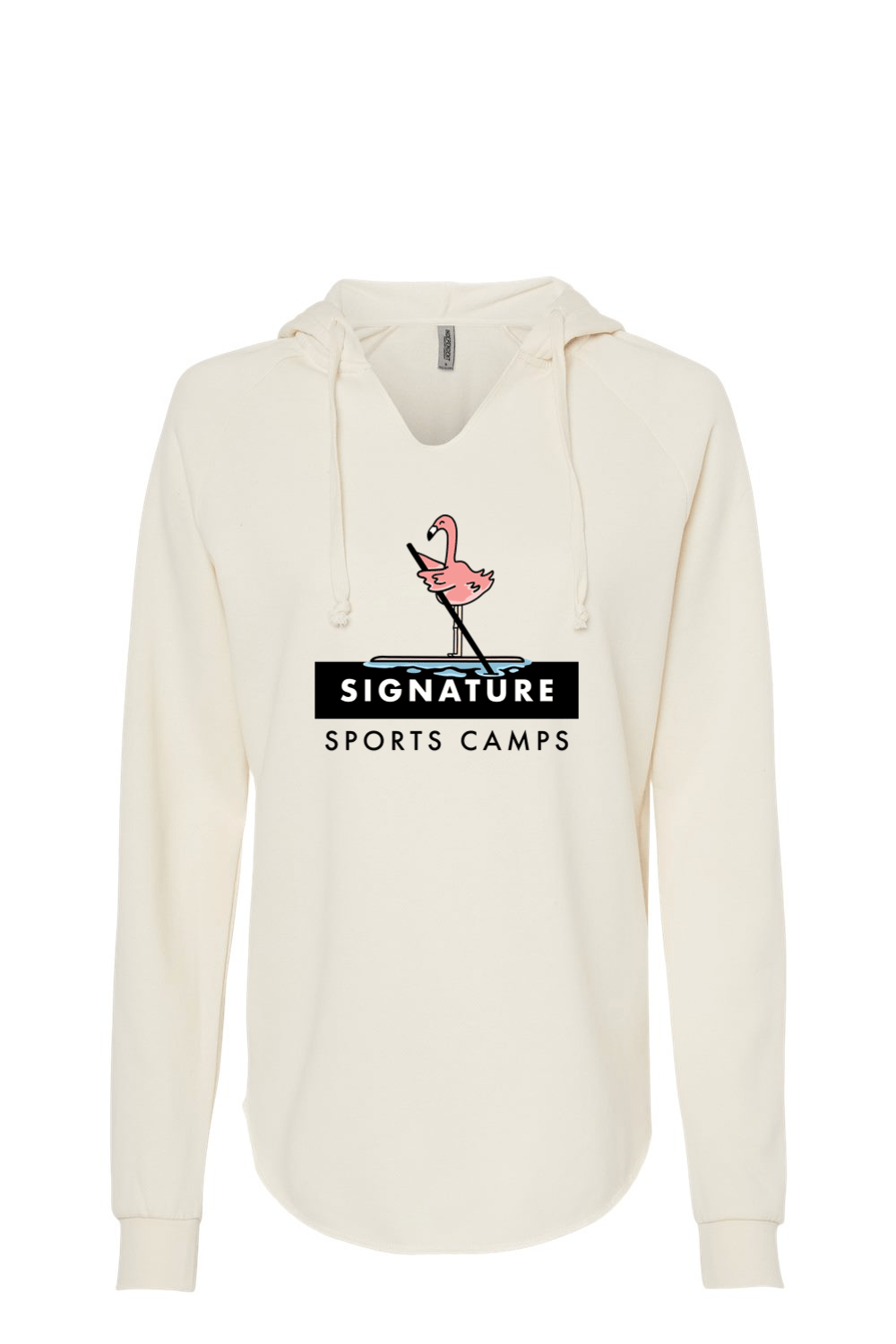 Signature Sports Camps Independent Trading Co. Women’s Lightweight California Wave Wash Hooded Sweatshirt Signature Lacrosse