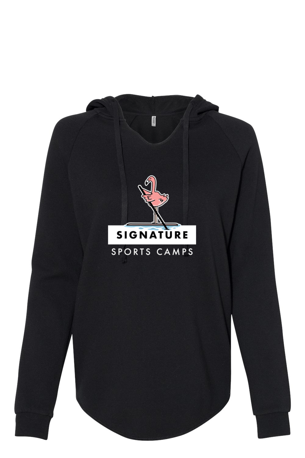 Signature Sports Camps Independent Trading Co. Women’s Lightweight California Wave Wash Hooded Sweatshirt Signature Lacrosse
