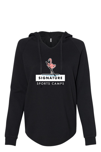 Signature Sports Camps Independent Trading Co. Women’s Lightweight California Wave Wash Hooded Sweatshirt Signature Lacrosse