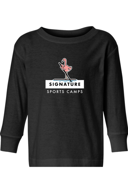 Signature Sports Camps Toddler Long Sleeve T-Shirt Signature Lacrosse