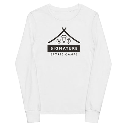 Signature Sports Camps Youth Cotton Long Sleeve T-Shirt Signature Lacrosse