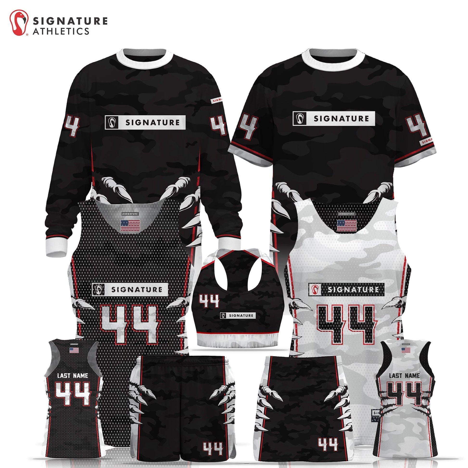 Signature Women's 6 Piece Lacrosse Basic Player Sample Package Signature Lacrosse