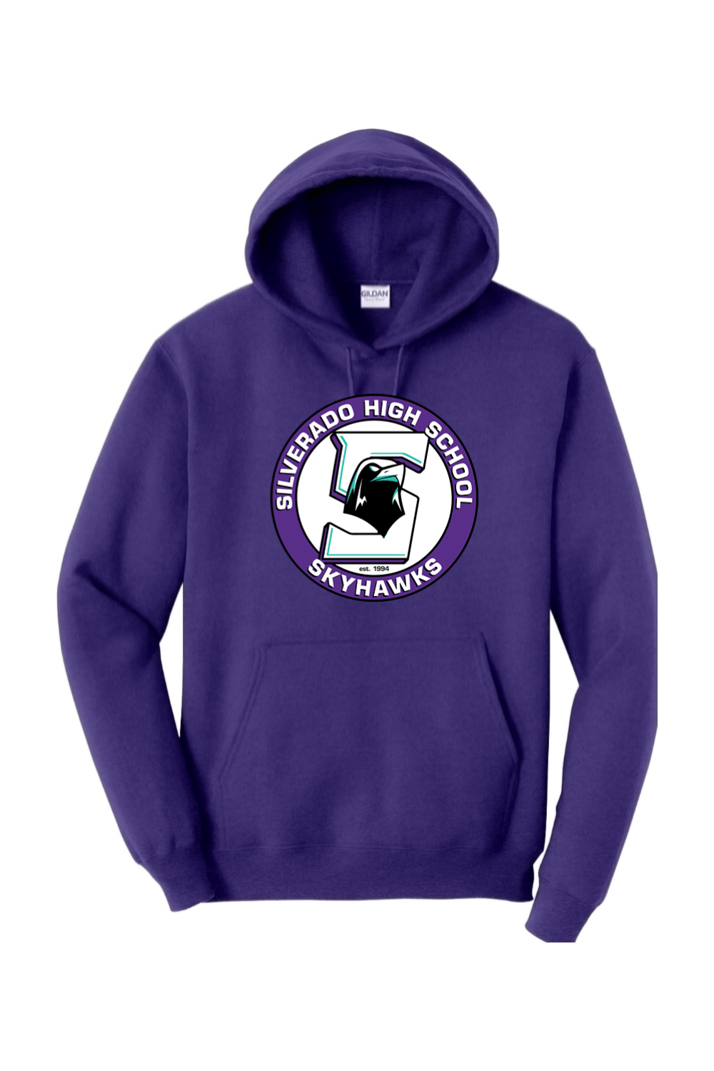 Silverado High School Adult Heavyweight Hoodie Signature Lacrosse