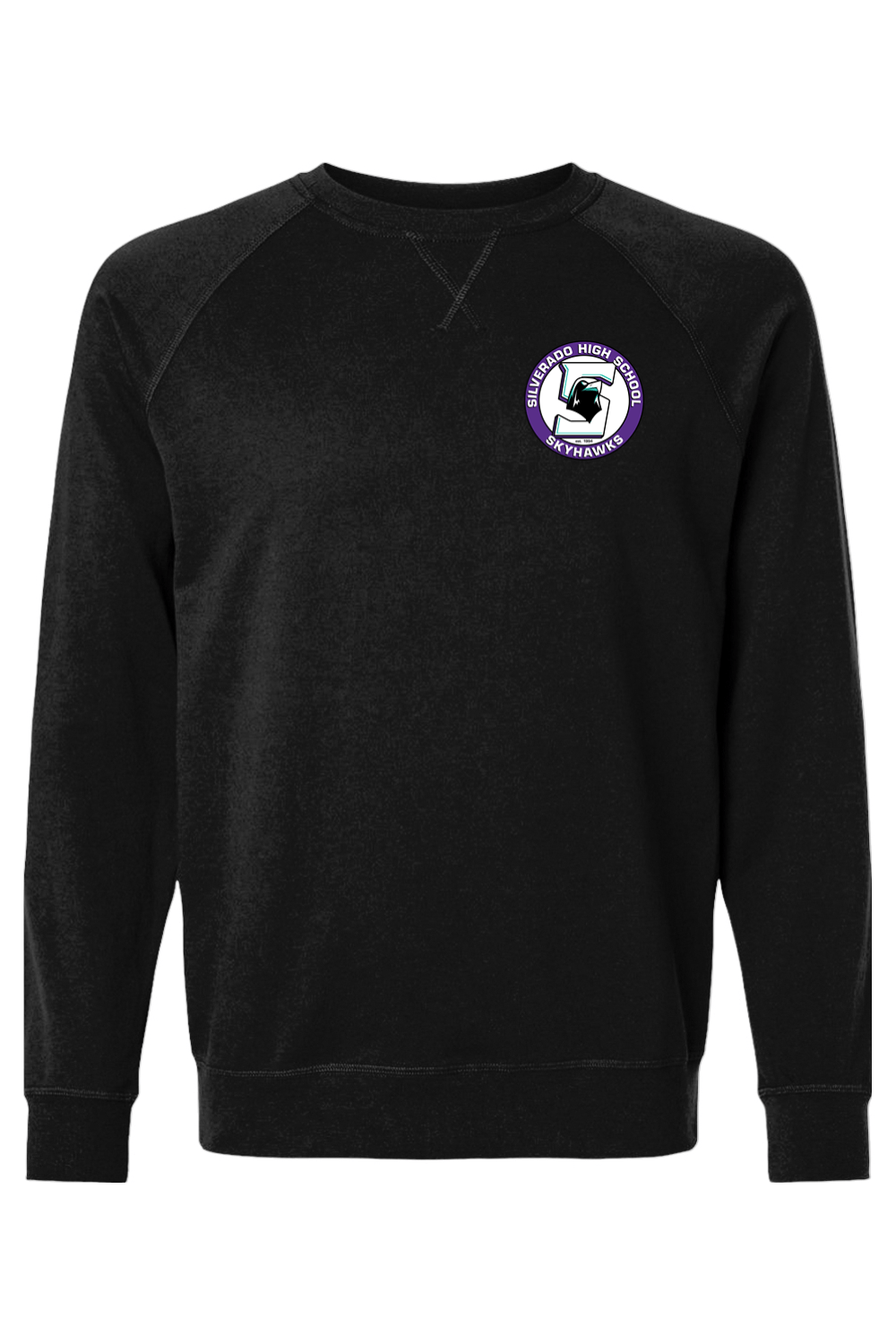 Silverado High School Adult Heavyweight Raglan Long Sleeve Signature Lacrosse