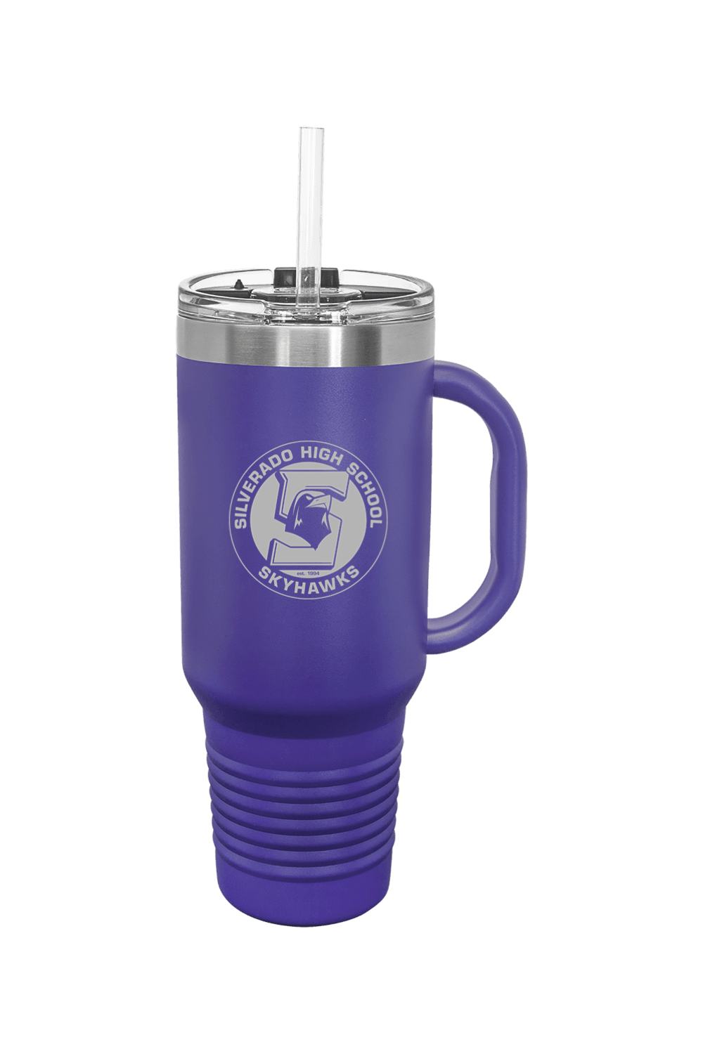 Silverado High School Insulated Travel Mug Signature Lacrosse