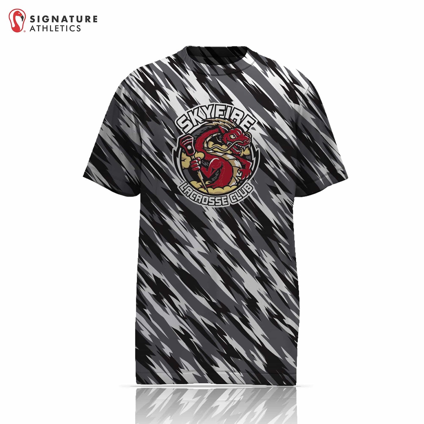 Skyfire Lacrosse Men's Short Sleeve Tech Tee Signature Lacrosse